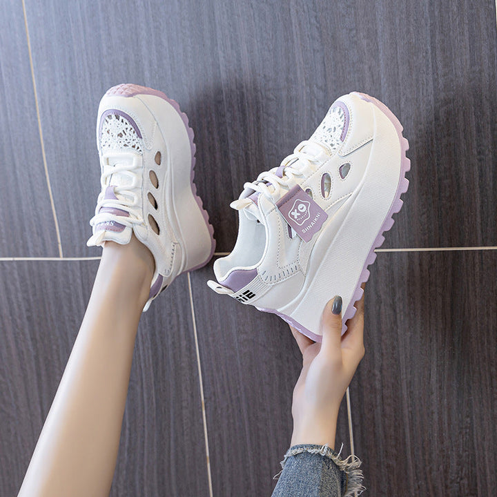Ladies Chunky Sneakers with breathable mesh upper and innovative cushioning Mune Fashion