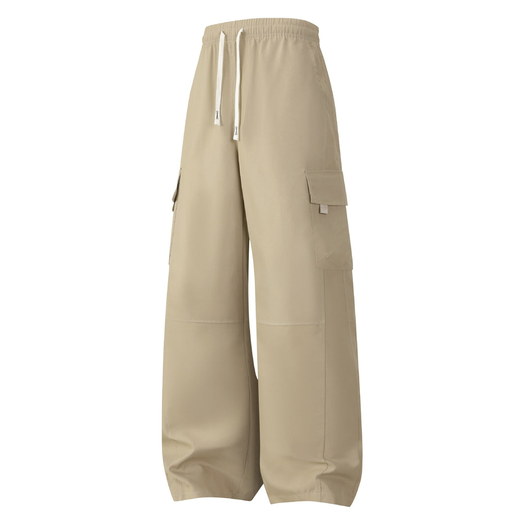 Men's cargo pants with elastic waistband and side pockets Mune Fashion