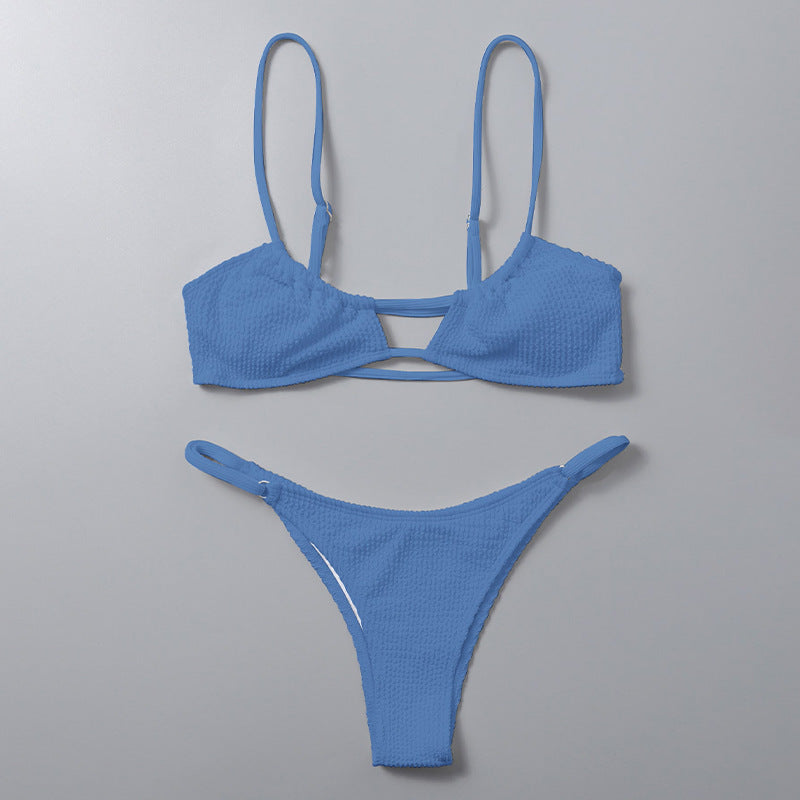Women's Triangle Bikini with Innovative Cut-Out Design Mune Fashion