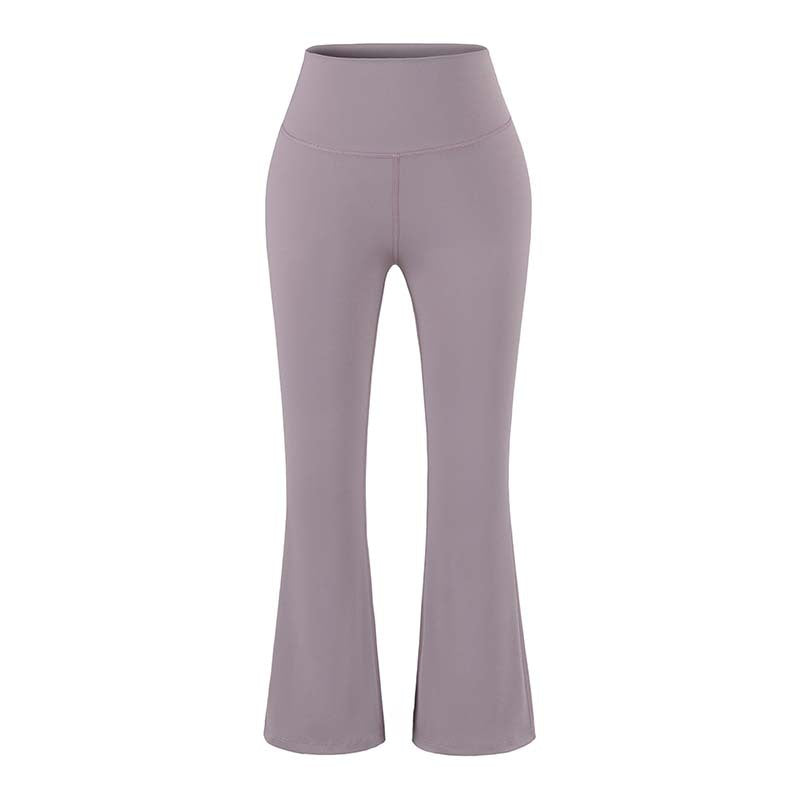 Women's High-Waist Yoga Flare Pants with Flared Hem and Comfort Waist Mune Fashion