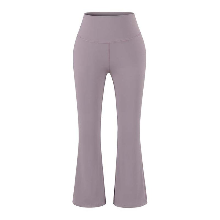 Women's High-Waist Yoga Flare Pants with Flared Hem and Comfort Waist Mune Fashion