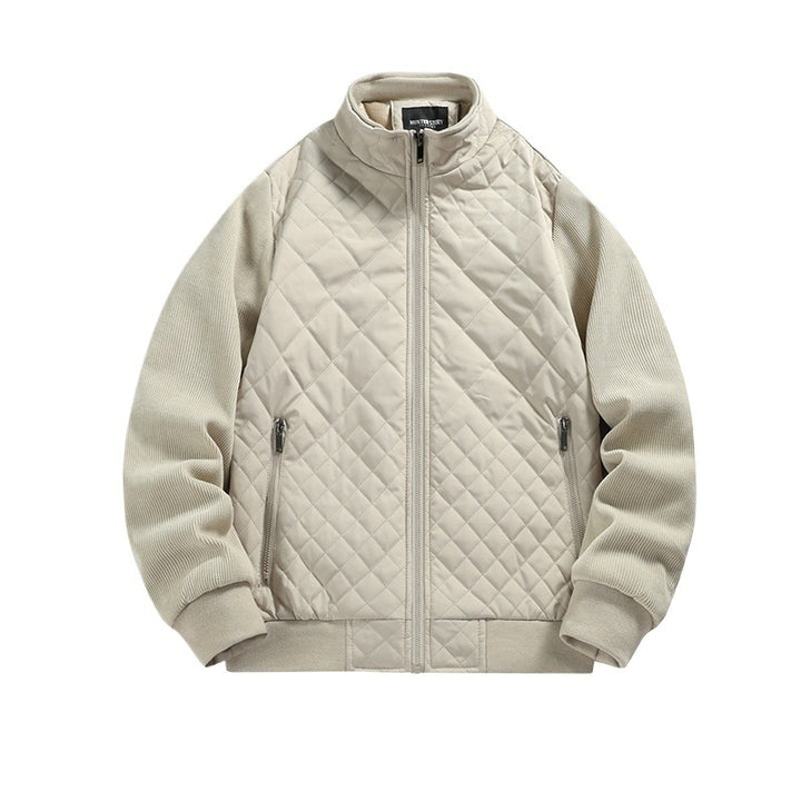 Men's lightweight quilted jacket with stand-up collar Mune Fashion