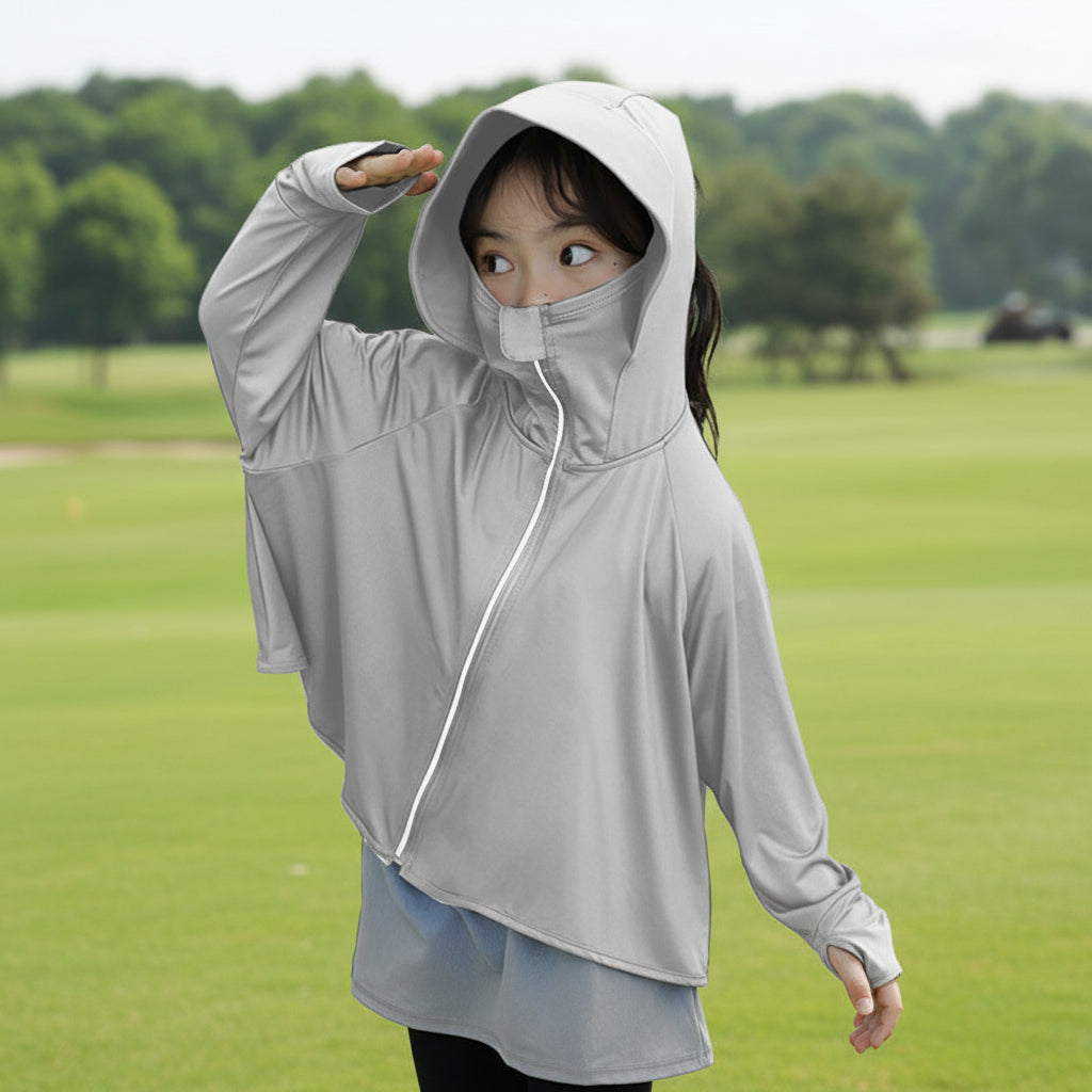Women's UV protection jacket with hood and breathable design Mune Fashion