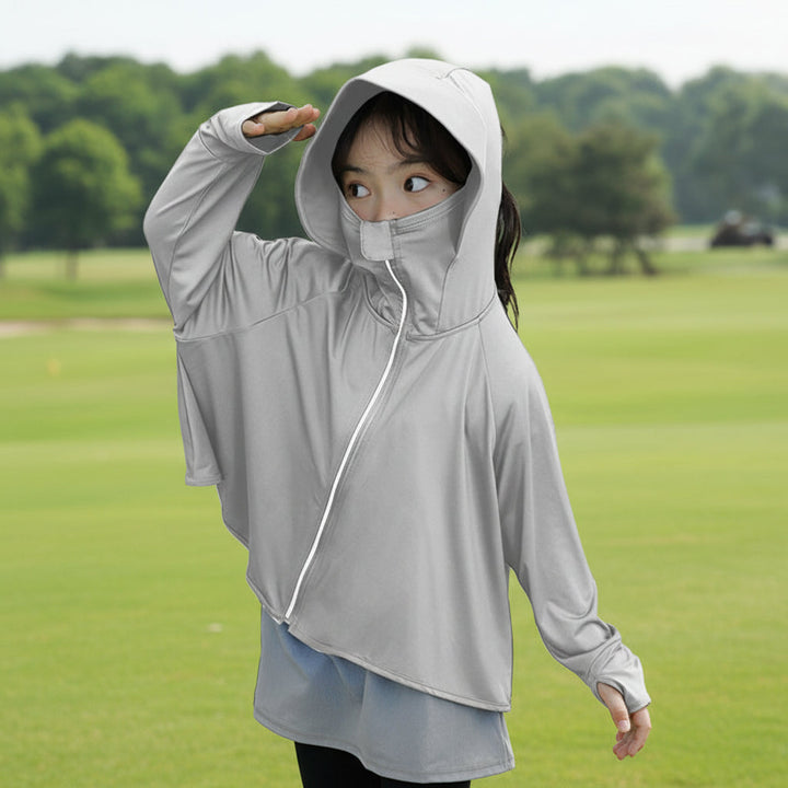 Women's UV protection jacket with hood and breathable design Mune Fashion