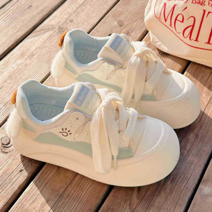 Women's sneakers with playful design and plush details Mune Fashion