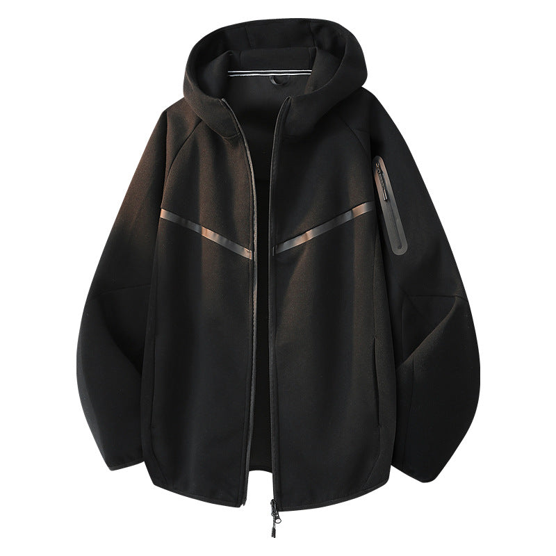 Men's sporty hoodie jacket with practical zippered pockets Mune Fashion