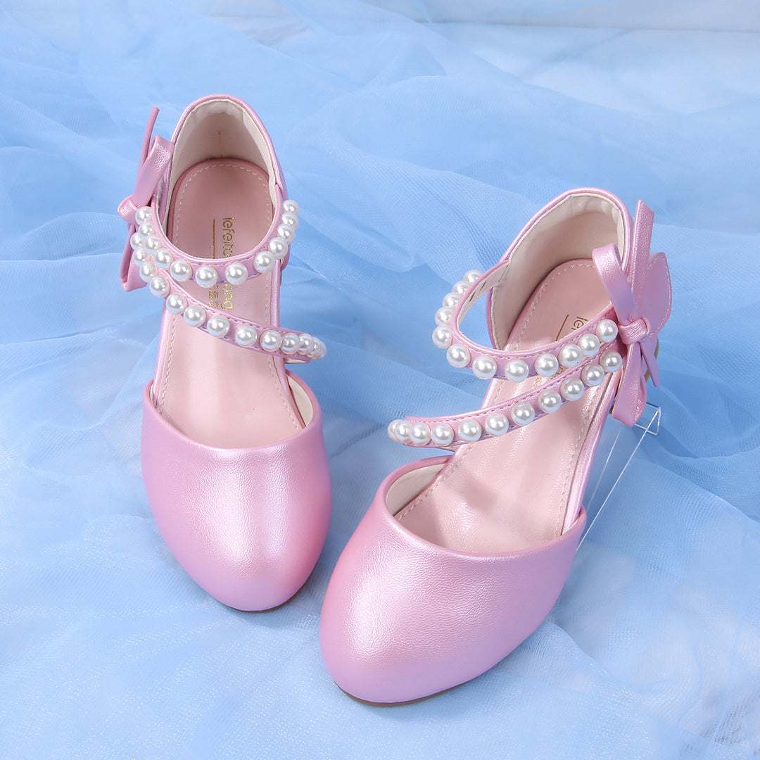 Ladies elegant ballerinas with pearl decoration Mune Fashion