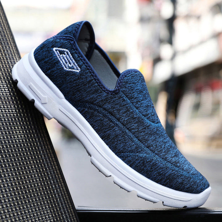 Women's lightweight slip-on knit sneakers with elastic entry, cushioned comfort midsole, and non-slip tread outsole Mune Fashion