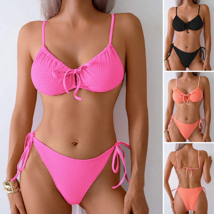 Women's Triangle Bikini with playful ties Mune Fashion