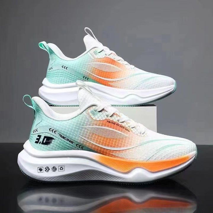 Unisex lightweight street running sneakers with molded energy return sole and breathable mesh upper Mune Fashion
