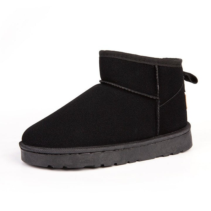 Ladies Insulated Short Boots with Teddy Lining, Slip-On Design and Structured Rubber Sole Mune Fashion