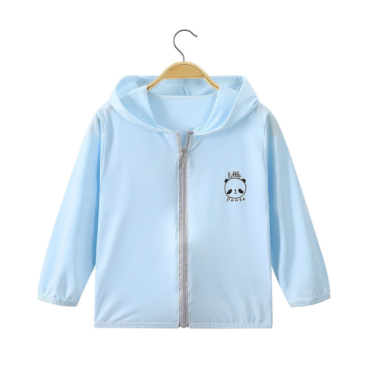 Unisex nan lightweight hooded jacket with full zip and cute panda print Mune Fashion