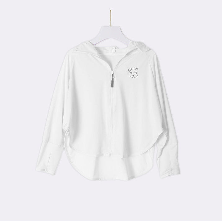 Girl's lightweight hoodie with cute animal motif Mune Fashion