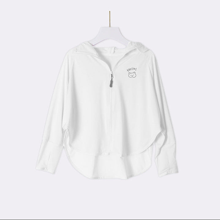 Women’s Sporty UV Protection Jacket with Hoodie Mune Fashion