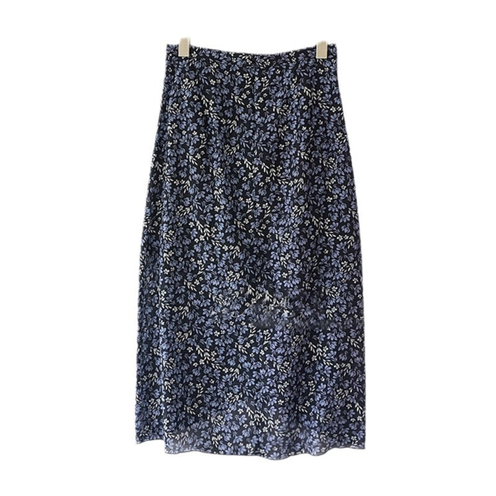 Ladies Elegant Midi Skirt with Draped Design Mune Fashion