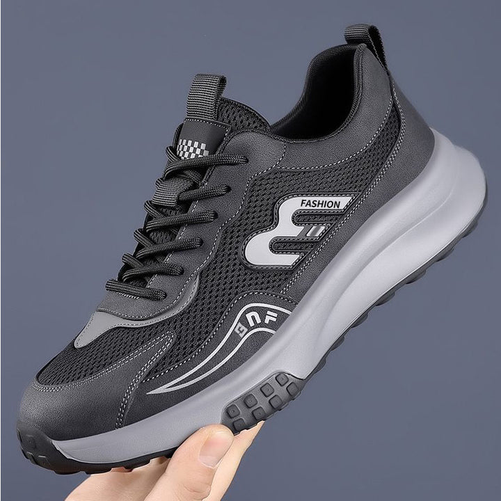 Men's Platform Sneaker with Breathable Mesh and Ergonomic Cushioning Mune Fashion