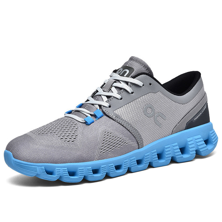 Men's cushioning running and everyday sneaker with segmented hollow chamber cushioning Mune Fashion