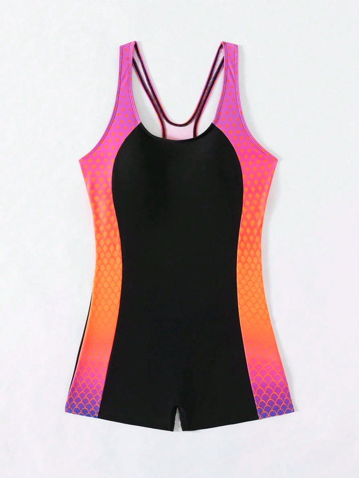 Women's Sporty One-Piece Swimsuit Mune Fashion 1782103762