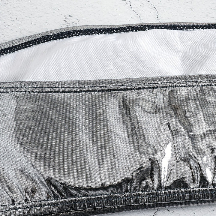Women's bandeau bikini with elegant glossy look and fashionable shell details Mune Fashion