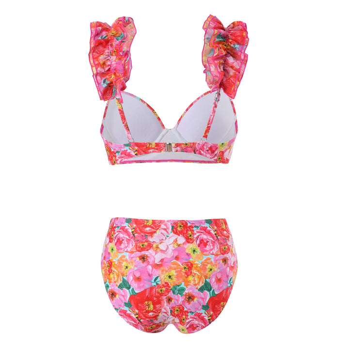 Damen Maxirock mit floralem Design und praktischer Schleifenbindung Echo Archiv