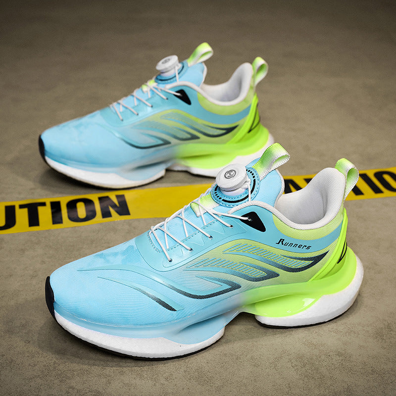 Men's nan innovative running shoe with twist closure, seamless knitted upper material and reactive air chamber cushioning Mune Fashion