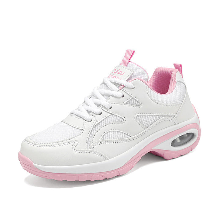Women's non-stable everyday sneakers with ergonomic rolling sole, integrated air capsule cushioning, and breathable mesh upper Mune Fashion