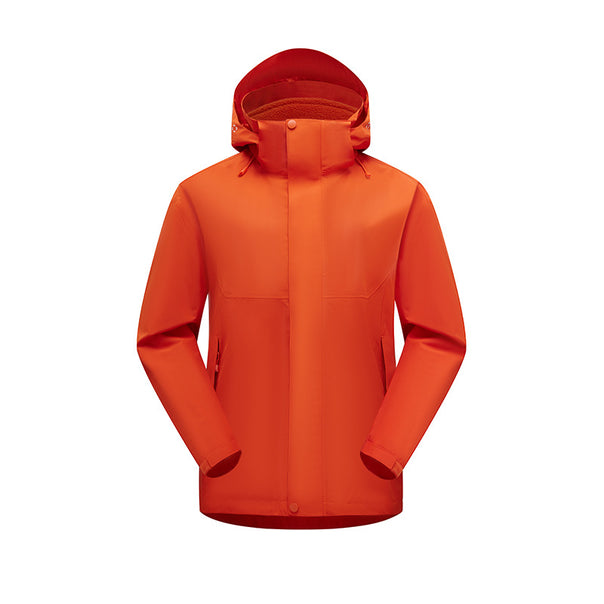 Men's nano matte waterproof urban outdoor jacket with taped seams, removable hood and fleece collar Mune Fashion