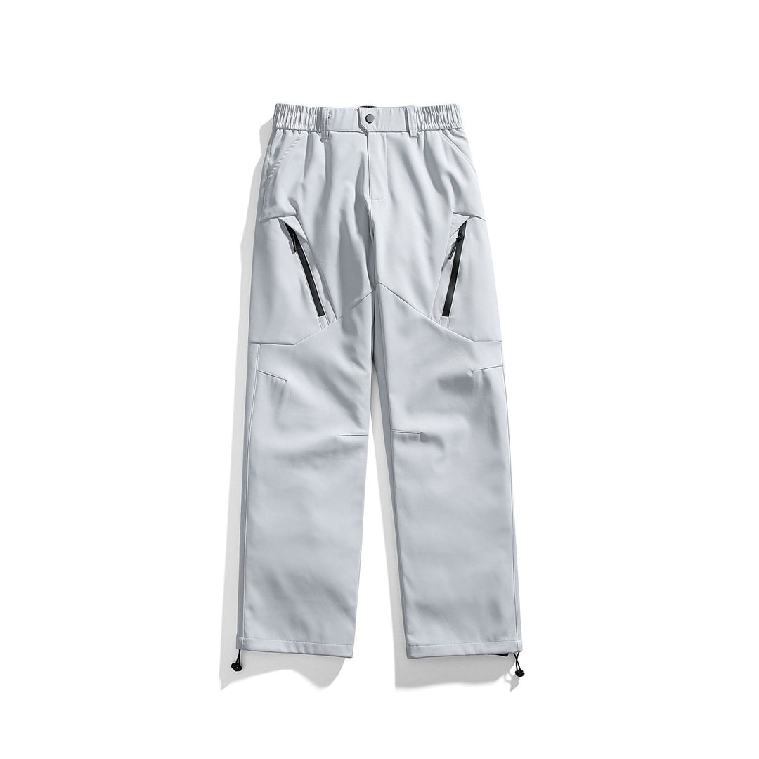 Men's Technical Cargo Pants with Elastic Waistband and Water-Repellent Zipper Pockets Mune Fashion