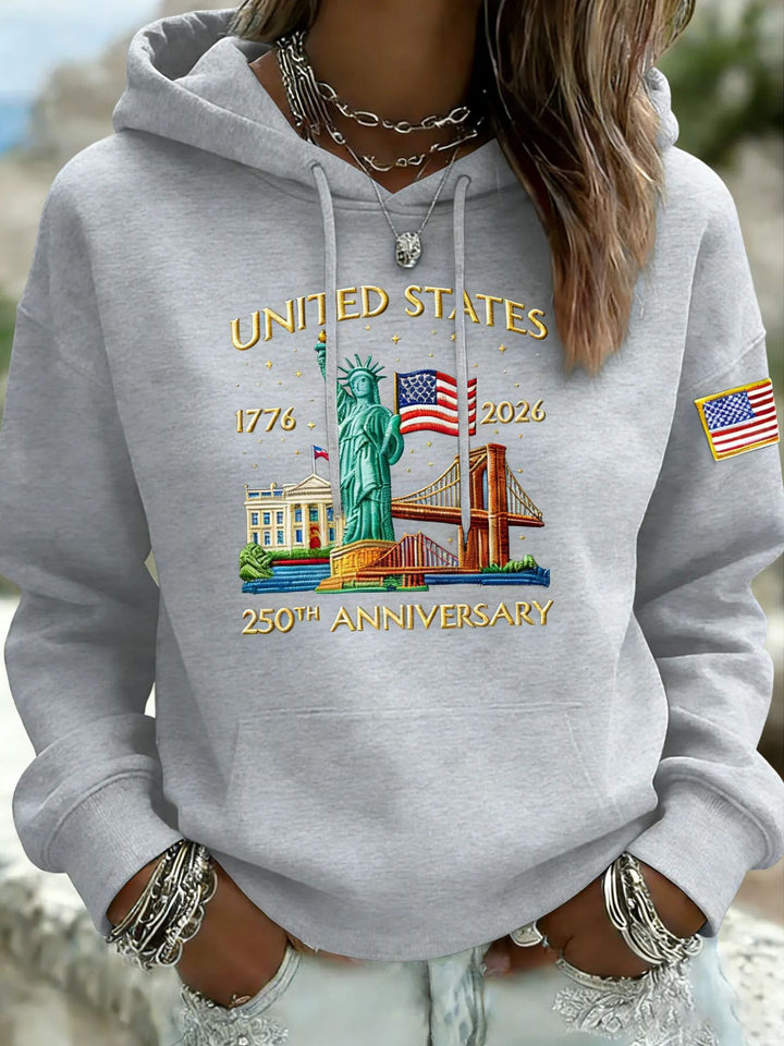 Women's Creative Hoodie with Unique Statuesque Design Mune Fashion