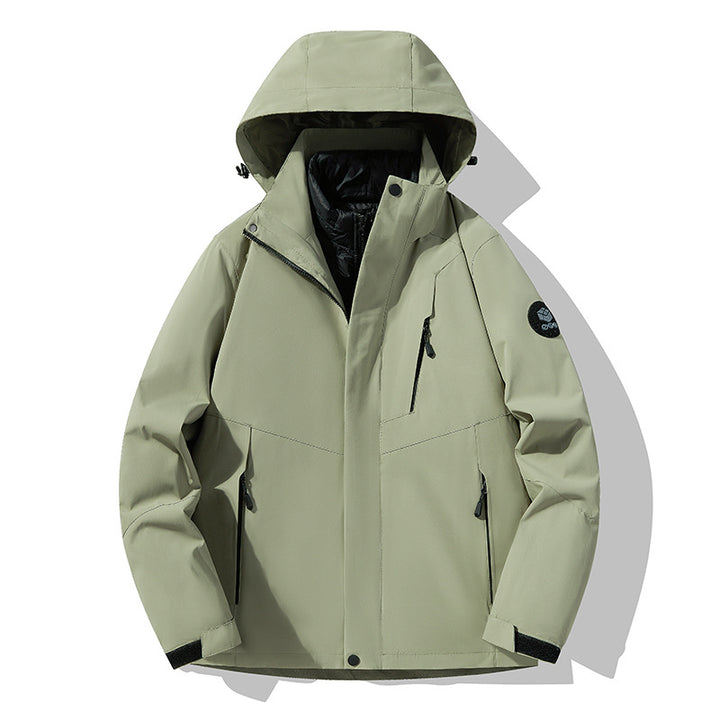 Men's triple combinable functional jacket with detachable quilted vest Mune Fashion