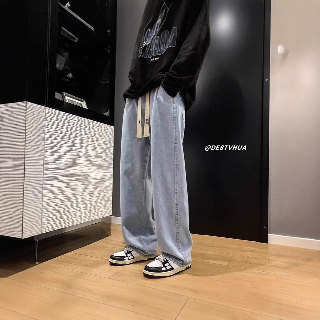 Men's Comfortable Loose Jeans Mune Fashion