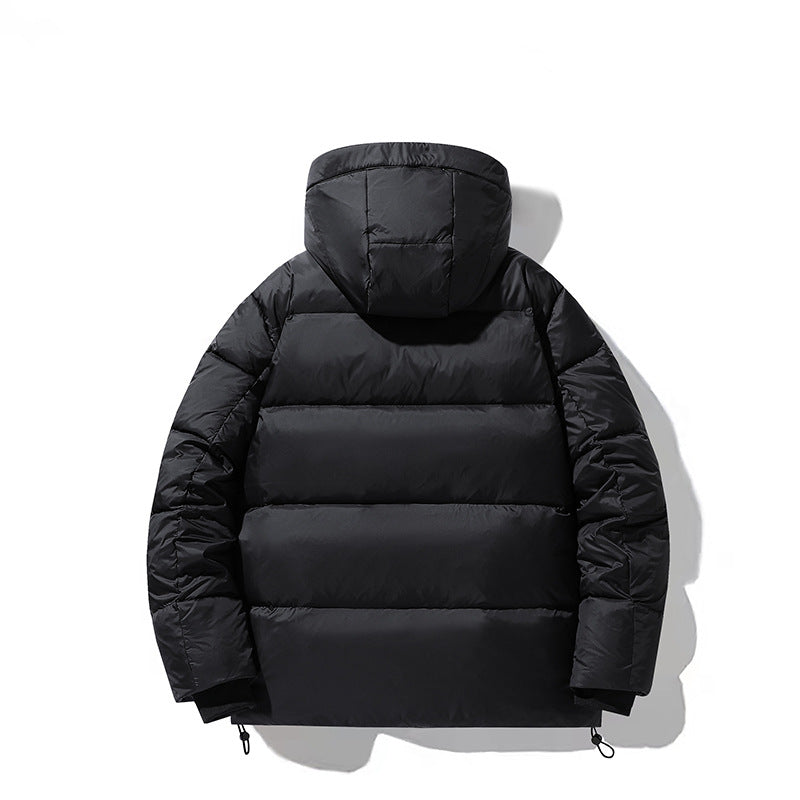 Men's Padded Hooded Jacket with Thermal Insulation and Water-Repellent Outer Material Mune Fashion