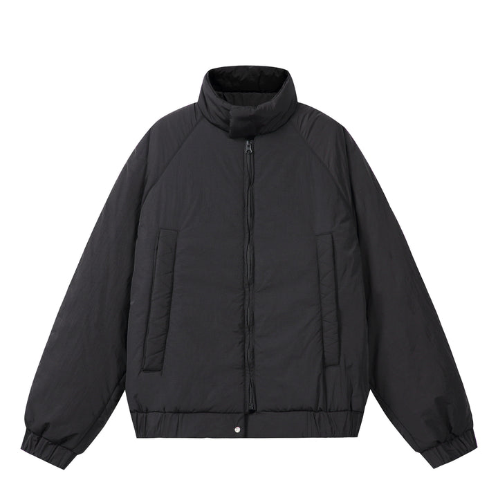 Unisex Boxy-padded Short Jacket with voluminous Funnel Collar Mune Fashion