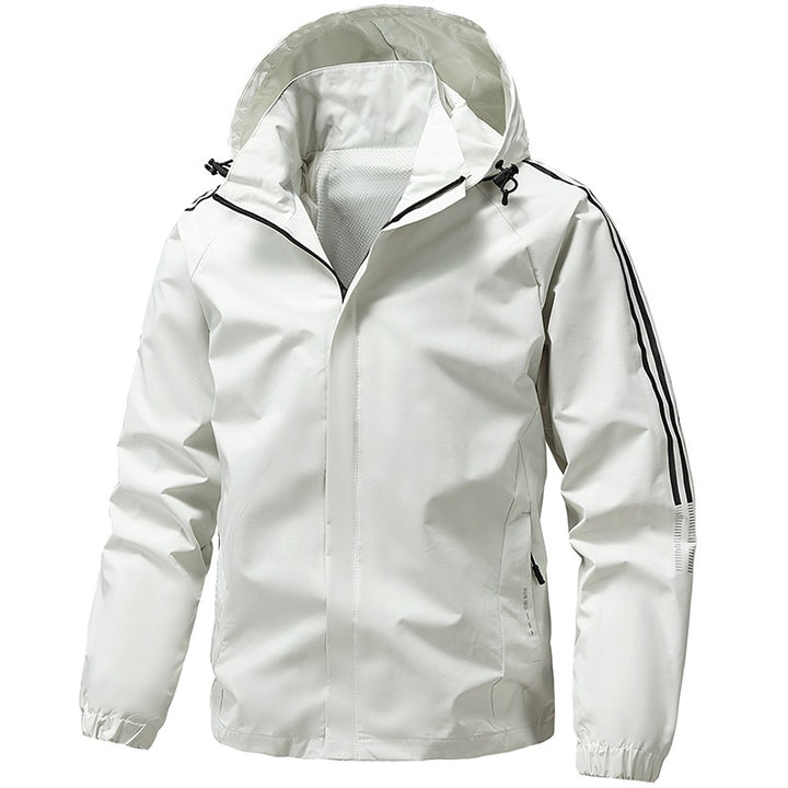 Men's Lightweight Functional Jacket with Adjustable Hood Mune Fashion