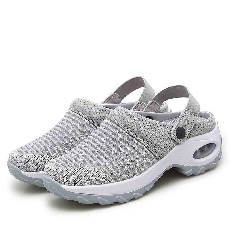 Ladies breathable Slip-On Sneakers with fashionable mesh design Mune Fashion