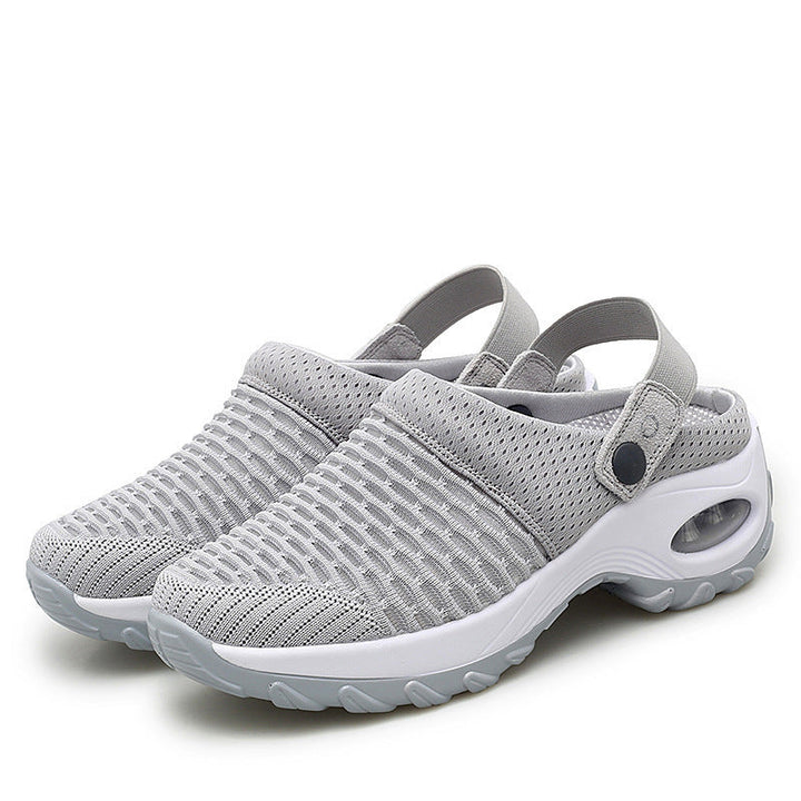 Ladies breathable Slip-On Sneakers with fashionable mesh design Mune Fashion