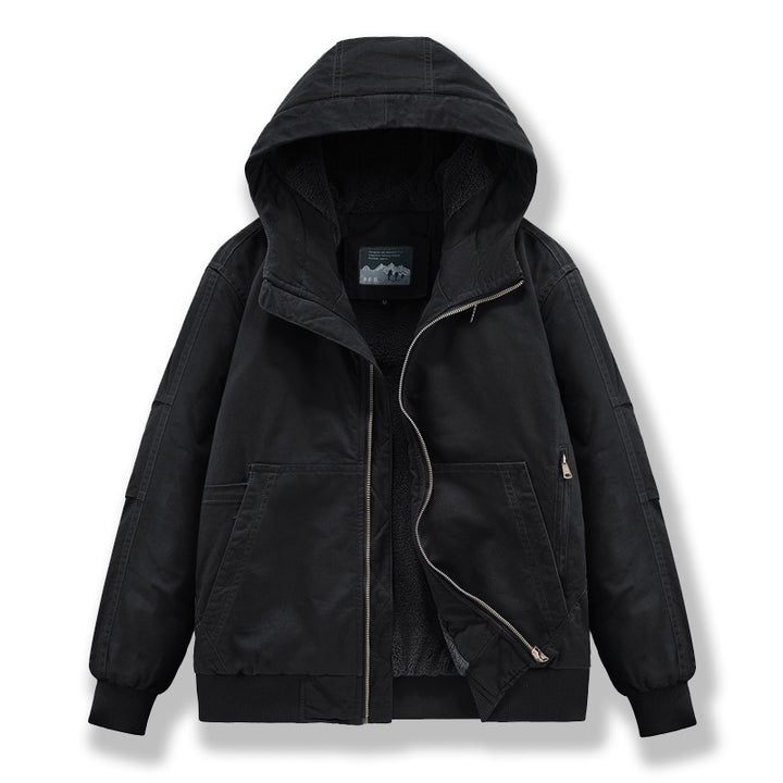Men's Technical Bomber Jacket with Hood Mune Fashion