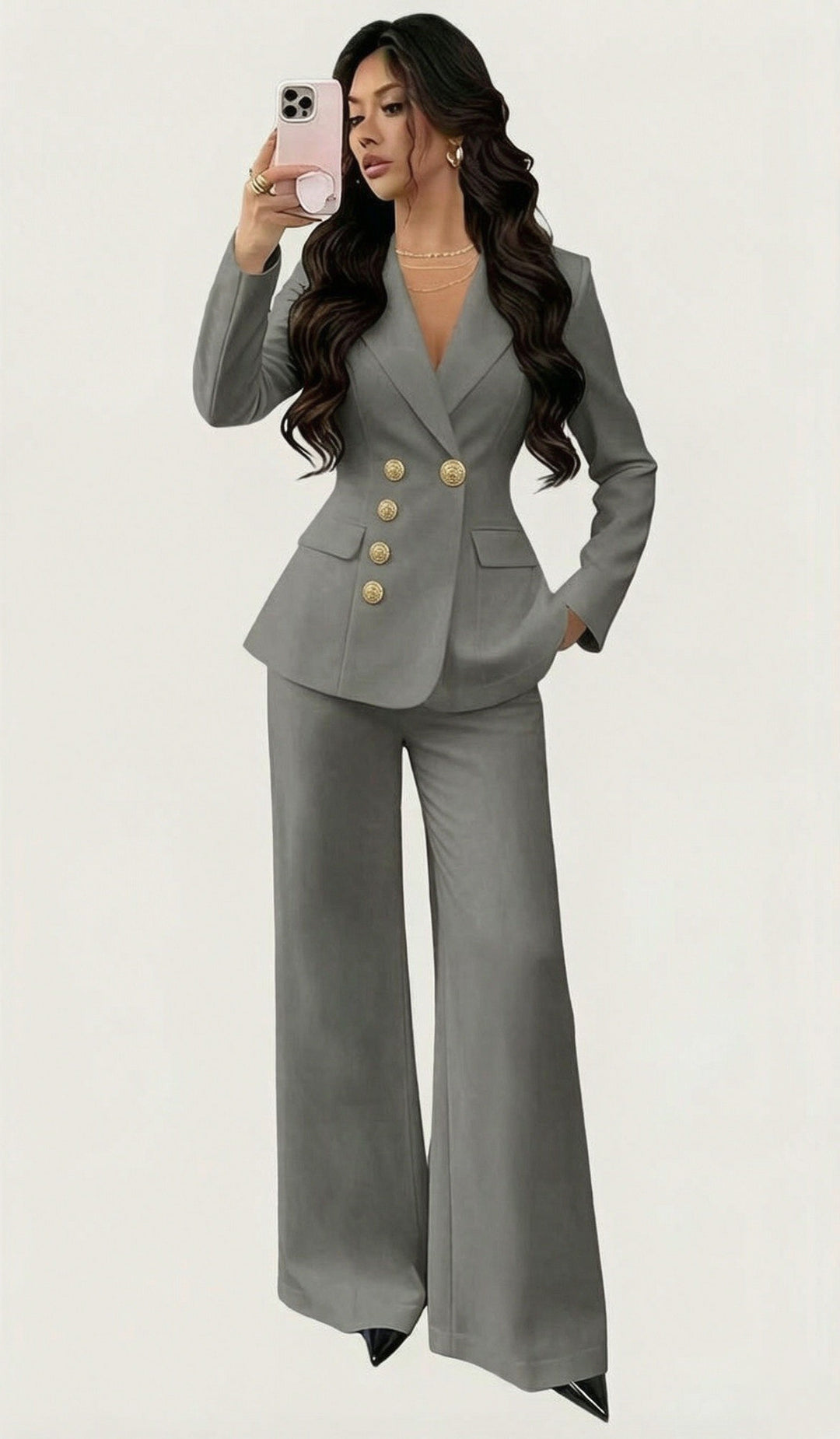 Women Elegant Blazer in Vintage Style Mune Fashion
