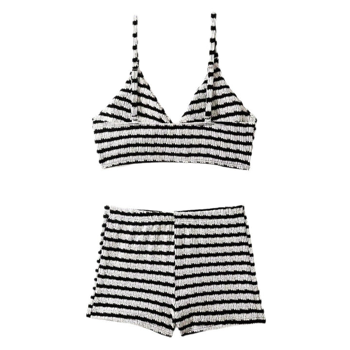 Women Crop Bikini Top with High-Waist Shorts Mune Fashion