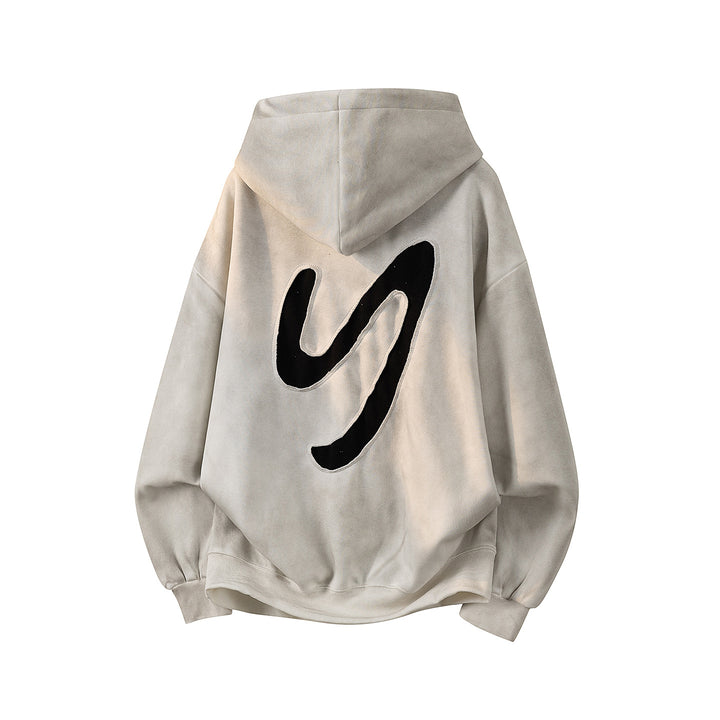 Unisex Oversize Hoodie with handwritten graphic print, kangaroo pocket & ribbed hem Mune Fashion