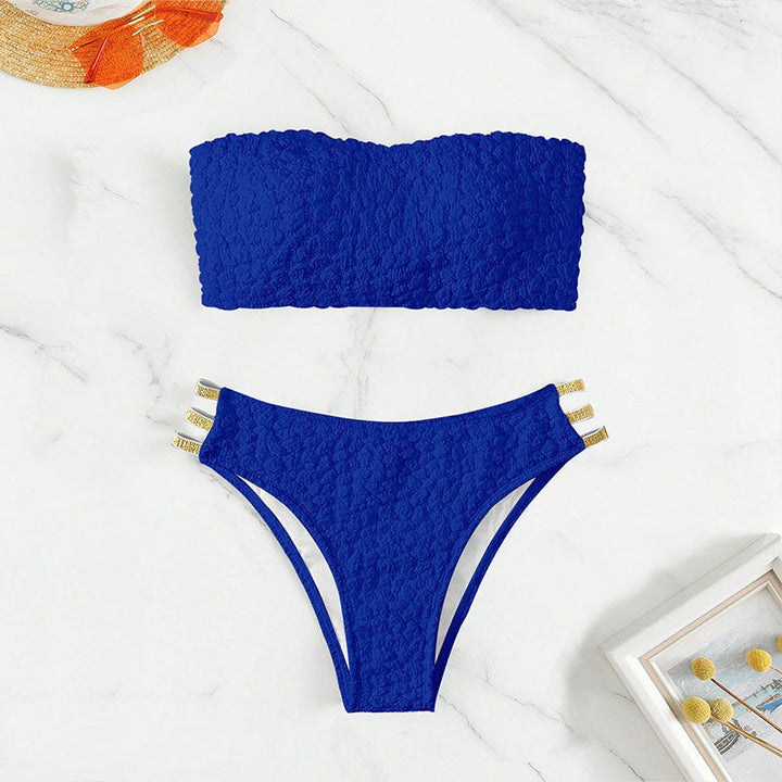 Women's bandeau bikini with elegant accents Mune Fashion