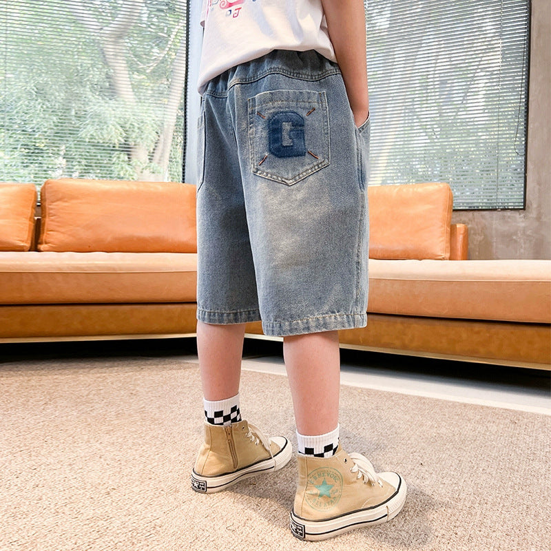 Boys relaxed denim shorts Mune Fashion