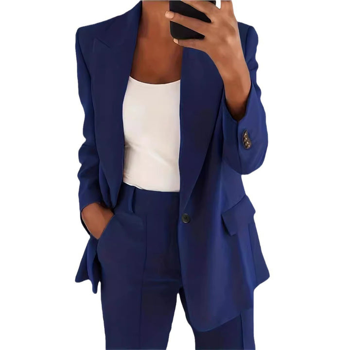 Women's tailored blazer pants business suit made of stretch fabric Mune Fashion