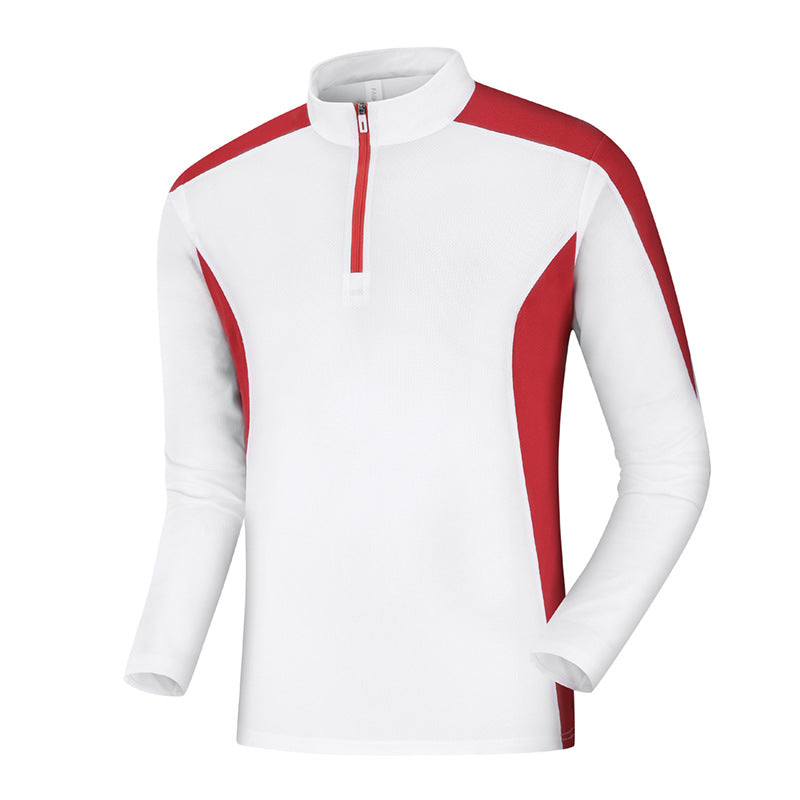 Women's Sports Long Sleeve with Half Zip and Breathable Inserts Mune Fashion