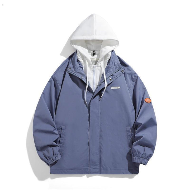 Women's Fashionable Transitional Jacket with Hood and Adjustable Cuffs Mune Fashion