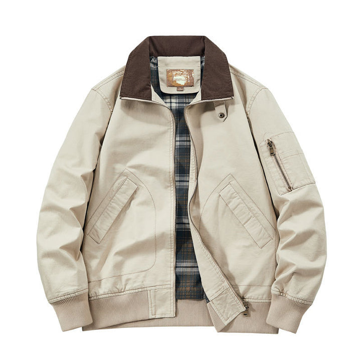 Men's Cord Collar Field Jacket Mune Fashion