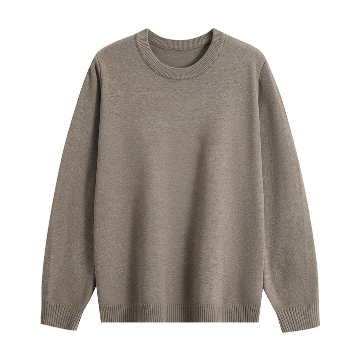 Unisex Oversize Round Neck Sweater made of heavy cotton blend with ribbed cuffs Mune Fashion