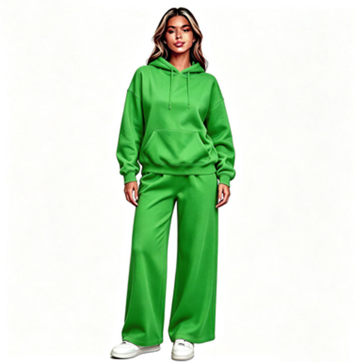 Women Casual Hoodie with Loose Pants Mune Fashion