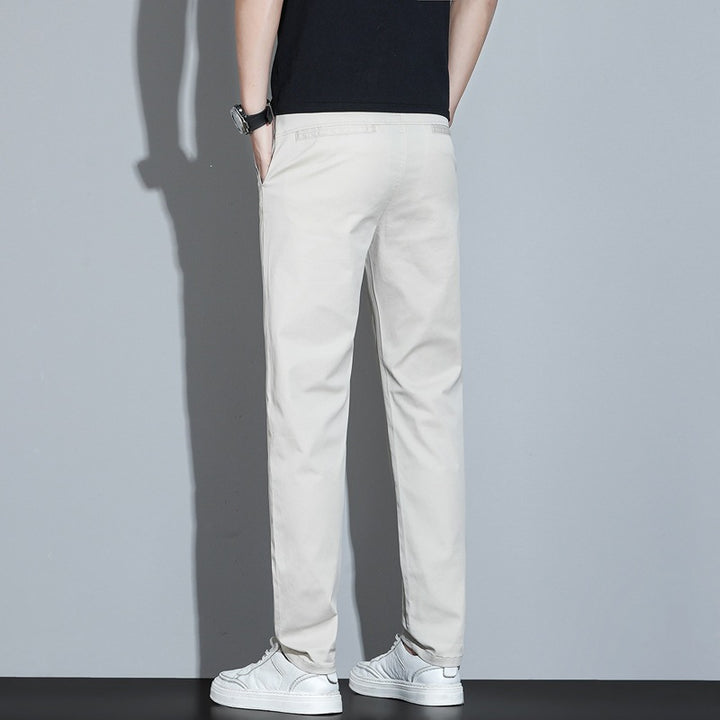 Men's Fashion Slim-Fit Fabric Trousers Mune Fashion