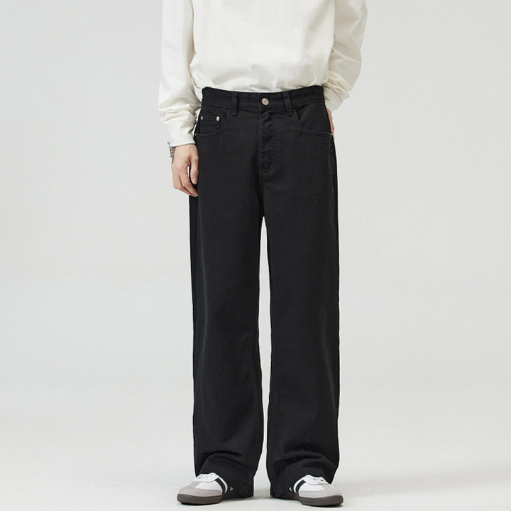 Men's Cotton Denim Marlene Pants with Extra Wide Leg Mune Fashion
